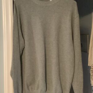 Linksoul Men's Heather Gray Golf Crewneck Sweater, linksoul‎